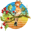 Bunter Vogel