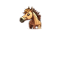 Horse Cartoon heartbeat