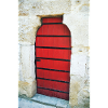 Medieval red door