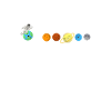 Sonnensystem Lollipop Planet Astronaut