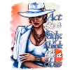 girlboss illustration femme brillante