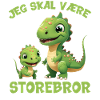 Jeg skal være storebror dinosaur dino dinosaurer