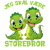 Jeg skal være storebror dinosaur dino dinosaurer