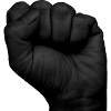 Fist Black Lives matter