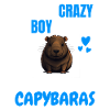 Crazy Boy Capybara Gift