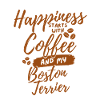 Amateur de café Boston-terrier