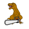 T-Rex Tronçonneuse