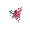 Letter x floral