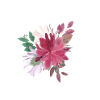 Lettre t floral