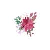 Letter w floral