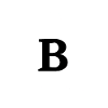 Letter b star