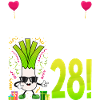 Hurra der Lauch wird 28