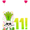 Hurra der Lauch wird 11