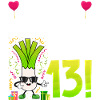 Hurra der Lauch wird 13