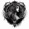 Femme fatale tattoo style