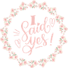 I said yes!