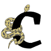 Letter c snake