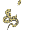 Letter f snake