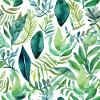 Watercolour Leaf Pattern