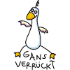 Gans verrückt
