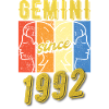 Cadeau du Zodiac Gémeaux 1992