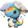 Dinosaur Child Rainbow Gift