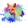 fufuchs ,Graffiti, Malerei,fuchs ,aquarell