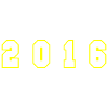 2016 Jahr Zahl