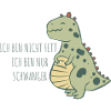 Fetter schwangerer Dinosaurier