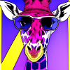 Pink giraffe