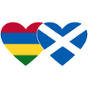 Maurice Écosse Flag Coeur