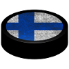 Team Finland Hockey Puck
