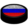 Team Russia Hockey Puck