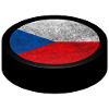 Team Czech Republic Hockey Puck