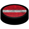 Team Latvia Hockey Puck