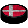 Team Denmark Hockey Puck