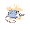 Opossum Trash Opossum Retro