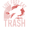 Opossum Trash Opossum Retro