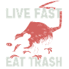 Opossum Trash Opossum Retro