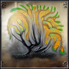 strong old tree dying