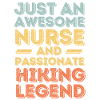 Nurse Hiking legend retro