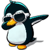 Der dabbende Pinguin