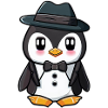 Penguin with hat