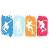 Retro Skater skateboard t-shirt skater