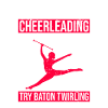 Gymnastik-design Für Baton Twirler