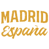 Madrid Spain Gold Font