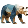 Geometric bear