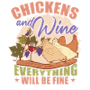Funny Wine Chicken Farming