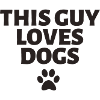 This guy loves dogs