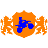 Motocross Racer Crest 002